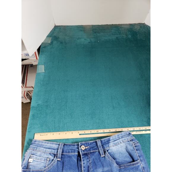 Kan Can Jeans Size 15 Womens Blue Stretch Denim Pants Mid Rise Ladies Skinny - Picture 9 of 12